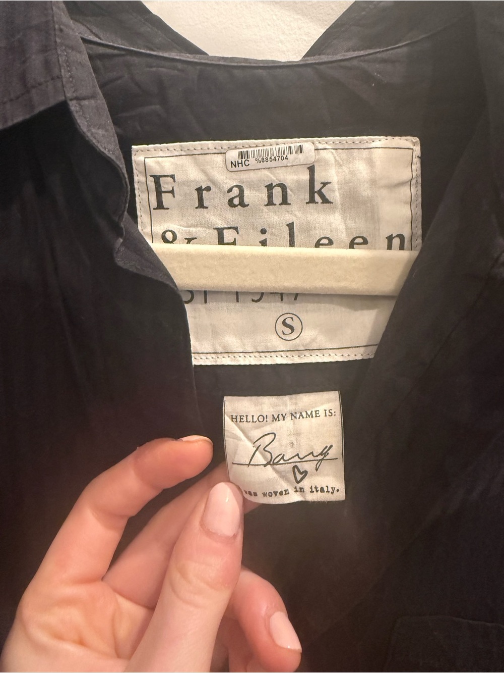 Frank & Eileen Black Button Down - Picture 3 of 3